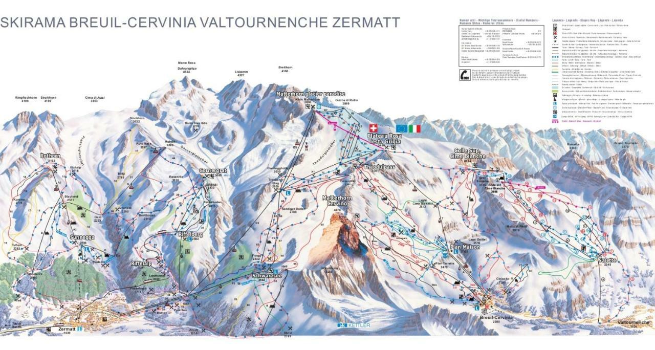 Hotel Meuble Meridiana Valtournenche Eksteriør billede